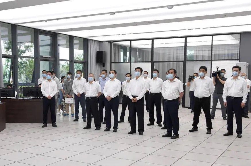 浙江省開發區（園區）改革提升推進會考察智園科技上虞區安全環保智慧監管平臺