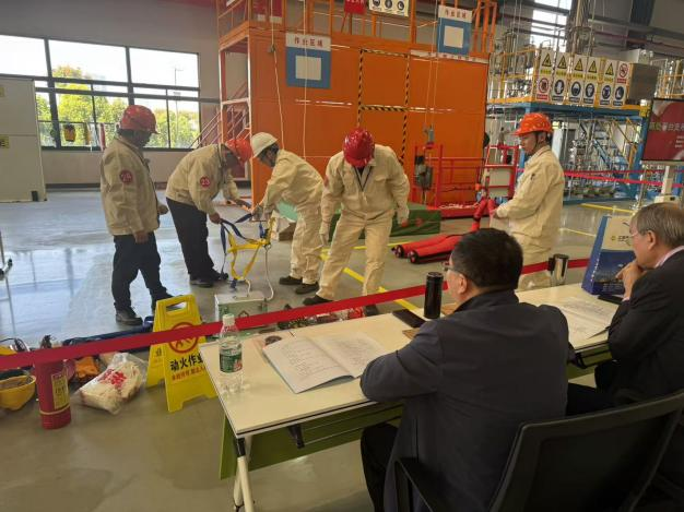 泰州市職工動(dòng)火作業(yè)技能競(jìng)賽在泰興經(jīng)濟(jì)開發(fā)區(qū)化工安全技能實(shí)訓(xùn)基地成功舉辦